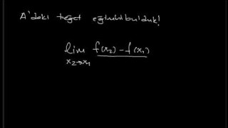 türev türevin geometrik anlamı 1