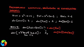 Polinomlar 6. sesliders soru çözümü, polinomların toplamlarının farklarının çarpımlarının bölümlerinin ve kuvvetlerinin derecesi